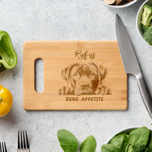 Cane Corso Personalized Dogs Name Engraved Cutting Board (Kitchen Counter)