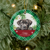 Cane Corso Ornament, Case Corso Gifts, Custom Dog Christmas