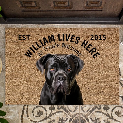 Cane Corso Personalized Pet Doormat