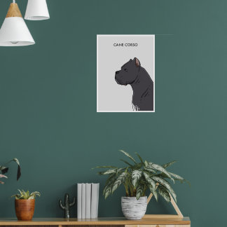 Cane Corso Portrait Poster