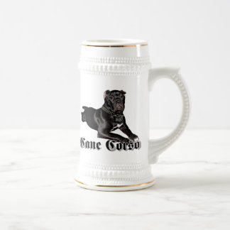 Cane corso puppy beer stein