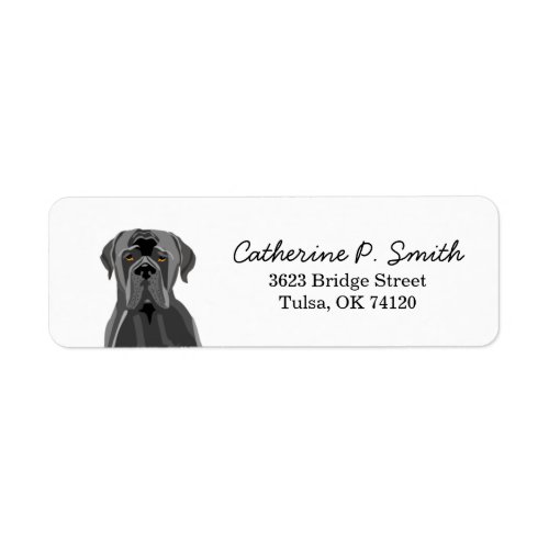 Cane Corso Return Address Label