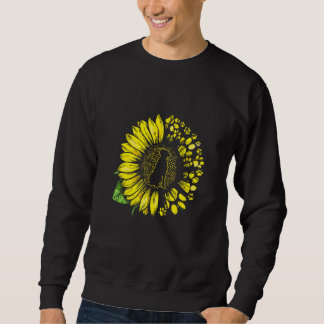 Cane Corso Sunflower With Paws Cute Dog Sweatshirt