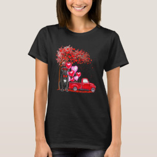 Cane Corso Sunglasses Hearts Tree Pickup Truck  Co T-Shirt