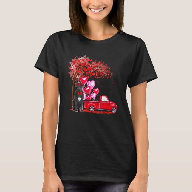 Cane Corso Sunglasses Hearts Tree Pickup Truck  Co T-Shirt (Front)
