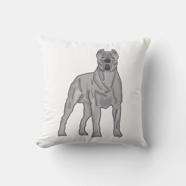 Cane Corso Throw Pillow (Front)