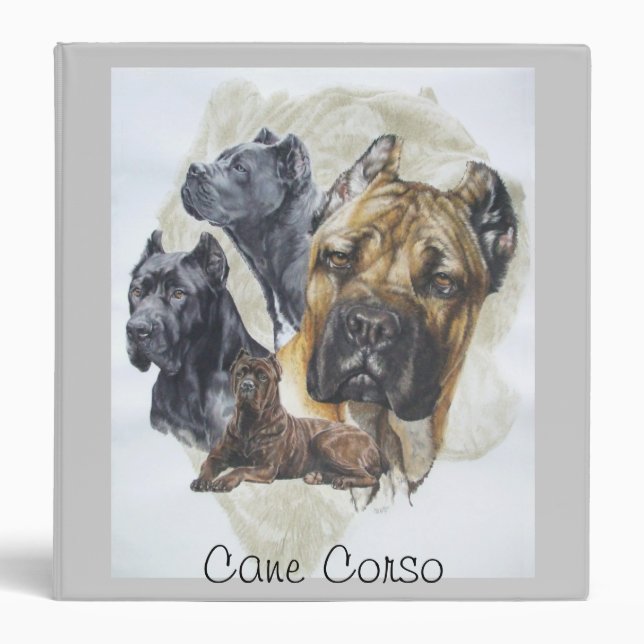 Cane Corso wGhost 3 Ring Binder (Front)