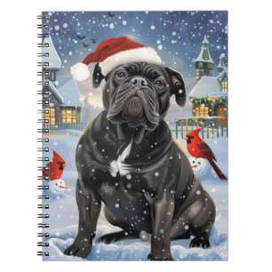 Cane Corso Winter Wonderland Christmas Joy  Notebook
