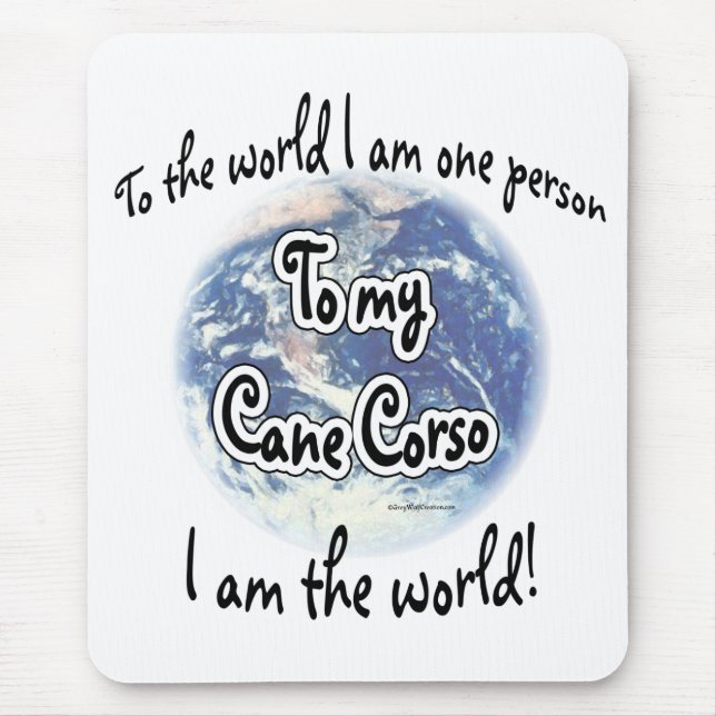 Cane Corso World 2 Mouse Pad (Front)