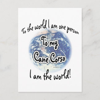 Cane Corso World 2 Postcard