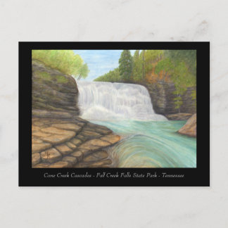 Cane Creek Cascades - Appalachian Art Card
