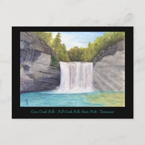 Cane Creek Falls Postcard
