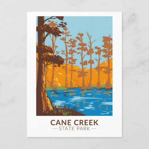 Cane Creek State Park Arkansas Vintage Postcard