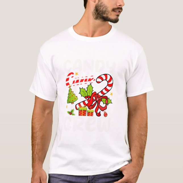 Cane Crew Santa Christmas Can T-Shirt (Front)