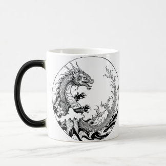 Caneca design dragao color morph mug
