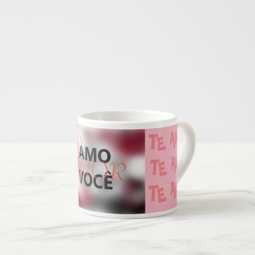 Caneca expresso AMOR AMO VOC Espresso Cup