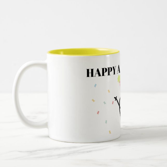 CANECA FLORK HAPPY Two-Tone COFFEE MUG (Left)