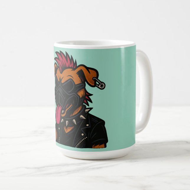 Caneca para café cachorro maluco coffee mug (Front Right)