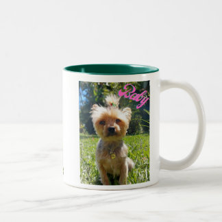 CANECA PERSONALIZADA COM A FOTO DO SEU PET Two-Tone COFFEE MUG