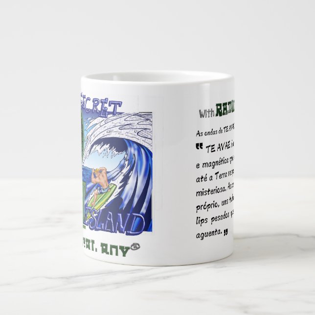 Caneca Te AVAE Jumbo "Strong Emotions" Giant Coffee Mug (Front)