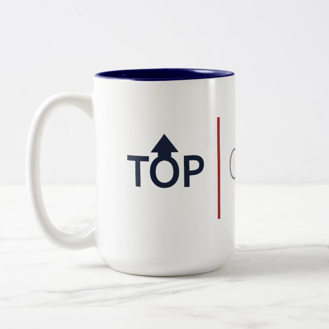 Caneca Top Capital Two-Tone Coffee Mug (Left)