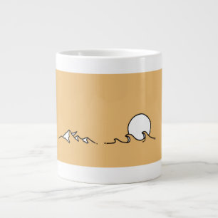 Canecas Specialty art  minimalist sea summer Giant Coffee Mug