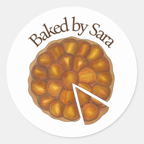 Canel French Pastry Chef Baked By Homemade Baking Classic Round Sticker