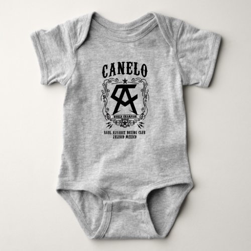 Canelo     baby bodysuit