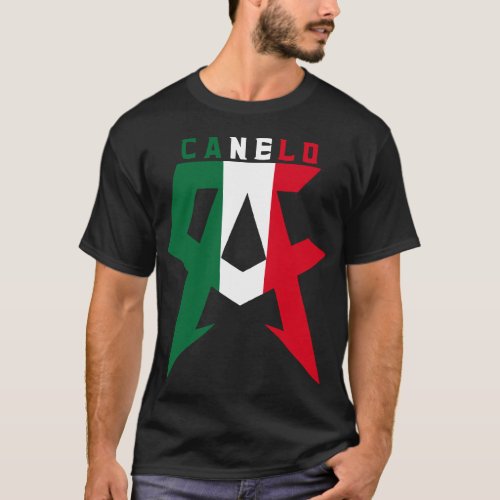 Canelo Mens Alvarez Boxing Championship Mexico T_ T_Shirt
