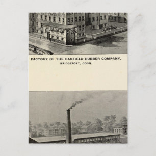 Canfield Rubber Co Postcard