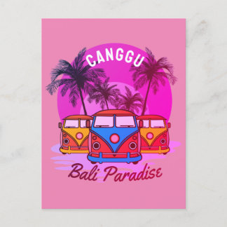 canggu bali paradise postcard