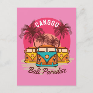 canggu bali paradise postcard