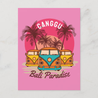 canggu bali paradise postcard