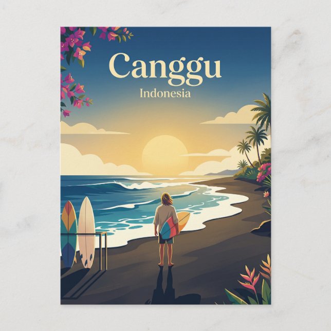 Canggu Beach Indonesia Postcard (Front)