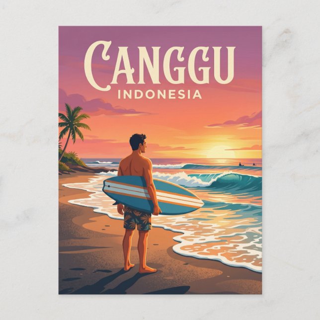 Canggu Indonesia Postcard (Front)