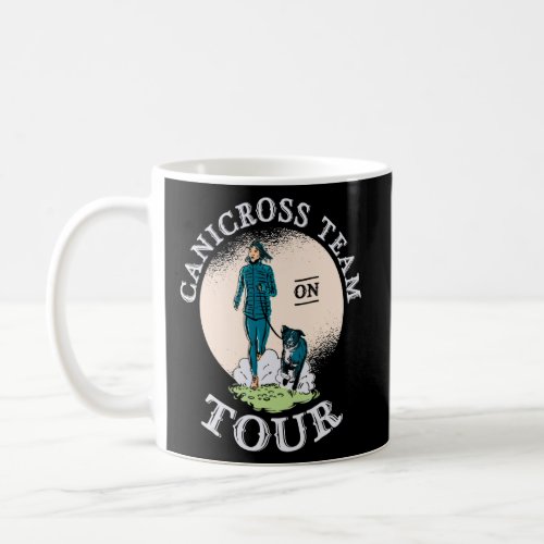 Canicross Team On Tour Dog Running Sport Jogging  Coffee Mug