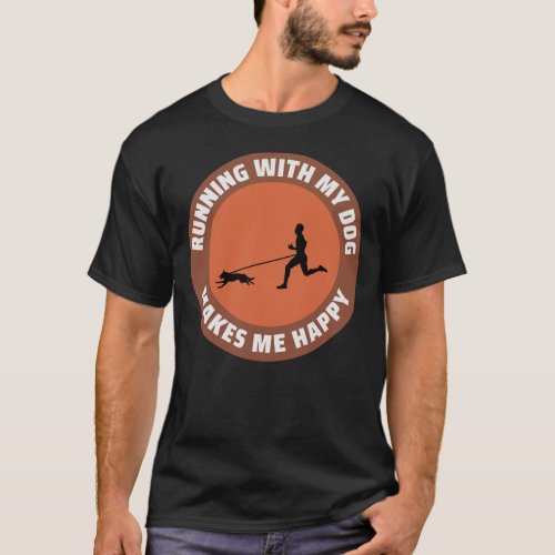 Canicross Trail Running Dog Sport Outdoor Hobby T_Shirt