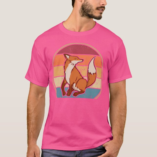 Canidae Caninae Red Fox Fox Lover Fox T-Shirt (Front)