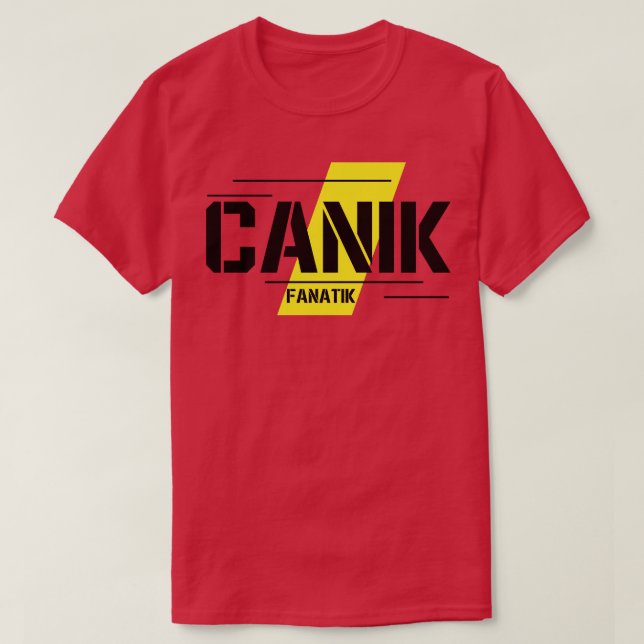 Canik Fanatik White Yellow TShirt (Design Front)