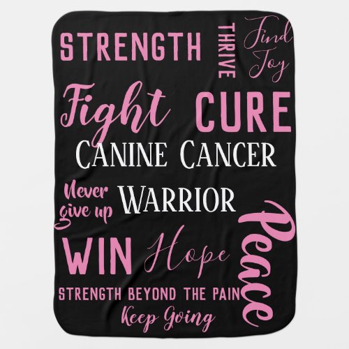 Canine Cancer Dog blanket