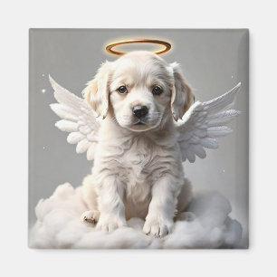 " CANINE CHERUB " MAGNET