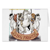 Canine Chivalry Funny Cartoon (Front Horizontal)