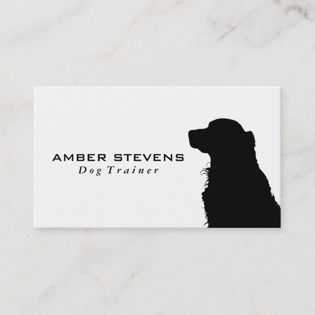 Canine close-up | Dog Training Business Card (Front)