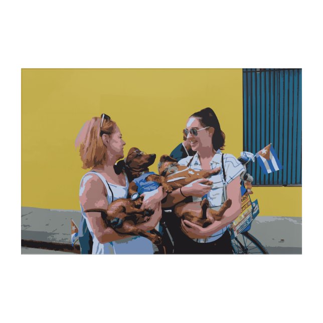 Canine Companions Acrylic Print (Front)