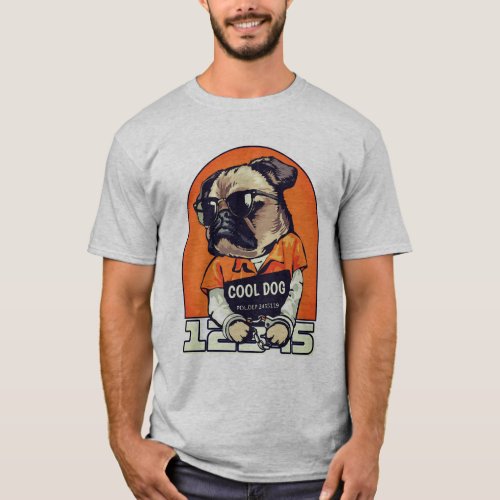 Canine Cool Stylish Dog T_Shirt Design