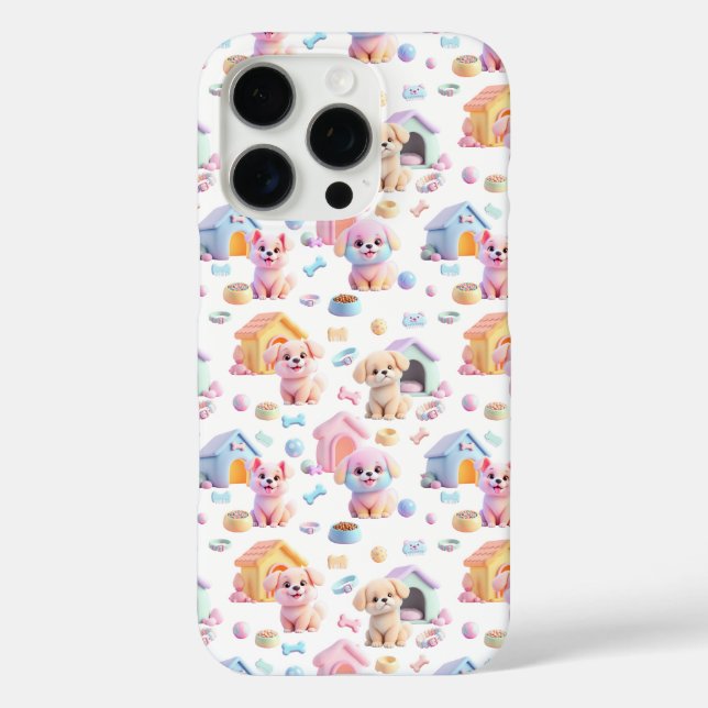 Canine Cuddle Case-Mate iPhone Case (Back)