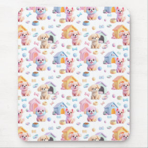Canine Cuddle Mouse Pad