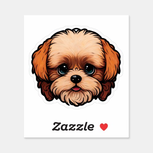 Canine Cutie Sticker