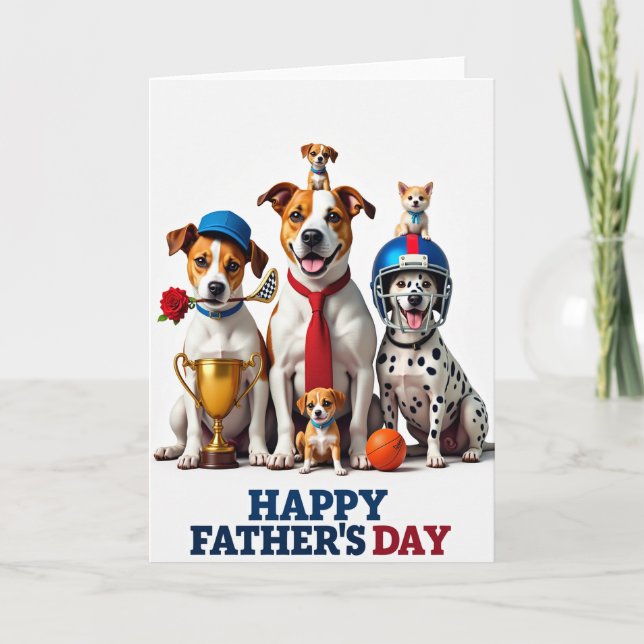 Canine Dad Celebration Card (Front)