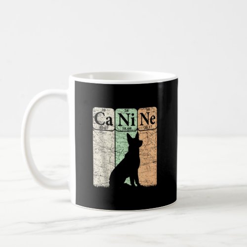 Canine Dog Periodic Table Elements Pastel Dog Love Coffee Mug